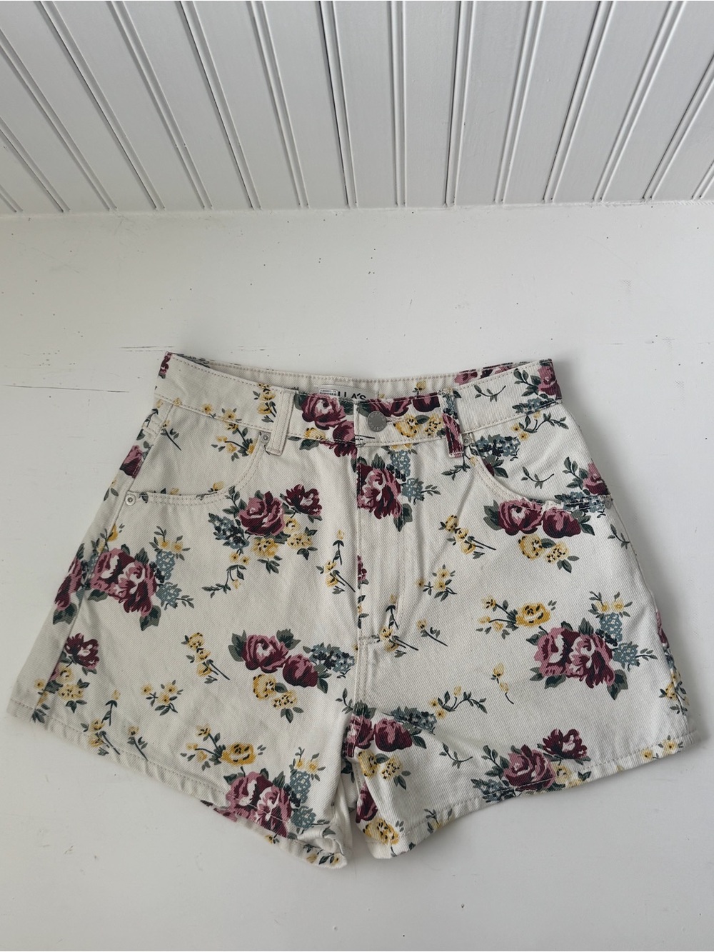 Rolla’s Floral Denim Mirage Shorts